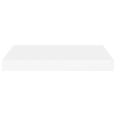 vidaXL Rafturi de perete suspendate, 2 buc., alb, 40x23x3,8 cm, MDF