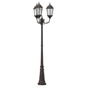 vidaXL Lumina de grădină 61 x 53 x 235 cm Aluminiu și sticlă