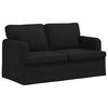vidaXL Canapea Negru 144 x 80 x 85 cm țesătură