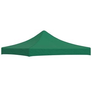 vidaXL Acoperiș pentru cort de petrecere, verde, 3 x 3 m, 270 g/m&sup2;