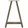 vidaXL Picioare de masă &icirc;n formă de A, 2 buc., 50x(72-73) cm, oțel