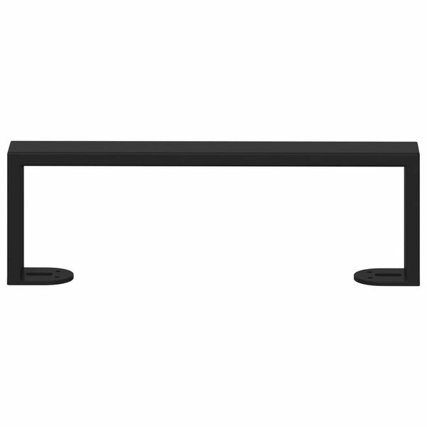 vidaXL Picioare de mobilă 2 pcs Negru 311 x 40,5 x 100 mm Fier