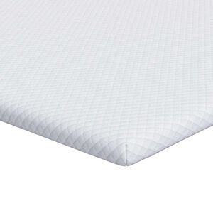 vidaXL Topper din spumă cu memorie 80 x 200 cm Thick Moale Alb