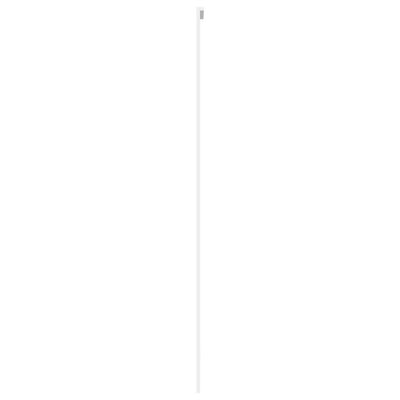 vidaXL Ușă glisantă, alb, 76x205 cm, sticlă securizată/aluminiu