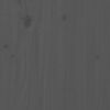 vidaXL Noptiere, 2 buc., gri, 40x34x40 cm, lemn masiv de pin