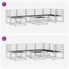 vidaXL Set de canapele de exterior 8 pcs natural Lemn Solid de Acacia