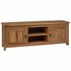vidaXL Comodă TV 110 x 30 x 40 cm natural Lemn solid de tec