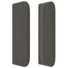 vidaXL Pat box spring cu saltea, gri &icirc;nchis, 140x200 cm, catifea