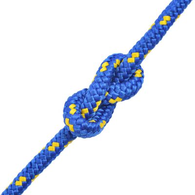 vidaXL Frânghie marinărească din polipropilenă, albastru, 250 m, 16 mm