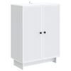 vidaXL Bufet Alb 66 x 34,5 x 90 cm Lemn prelucrat