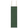 vidaXL Pungi de h&acirc;rtie 250 buc cu m&acirc;nere verde 21x11x36 cm
