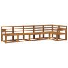 vidaXL Set de canapele de exterior 6 pcs natural Lemn Solid de Acacia