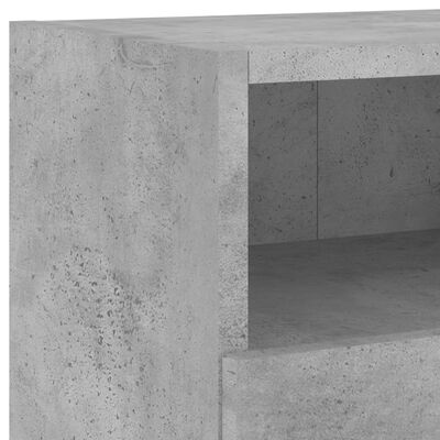 vidaXL Comode TV de perete, 5 piese, gri beton, lemn prelucrat