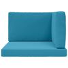 vidaXL Perna pentru canapea de exterior 3 pcs Albastru regal Poliester