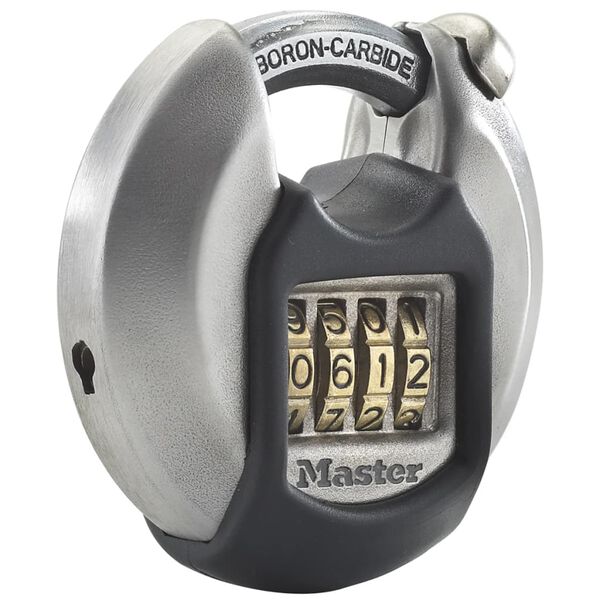 Master Lock Lacăt circular &bdquo;Excell&rdquo;, oțel inoxidabil, 70 mm M40EURDNUM