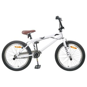 vidaXL BMX 20 Inci pentru peste 9 ani Alb