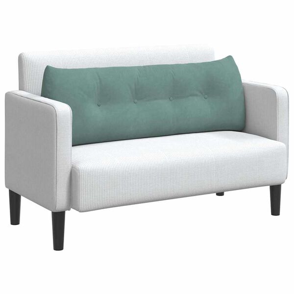 vidaXL Perna pentru spate Verde Mării 140 x 24 x 50 cm Catifea