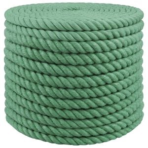 vidaXL Fr&acirc;nghie din Jute Verde 100% jute Tossa