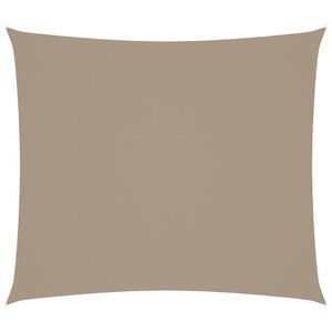 vidaXL P&acirc;nză parasolar gri taupe 2x2,5m țesătură oxford dreptunghiular