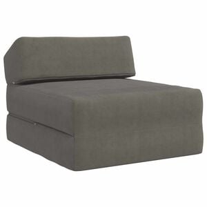 vidaXL Canapea Pat Pliabilă Gri deschis 60 x 70 x 41 cm Țesătură