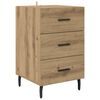 vidaXL Dulap de noapte Stejar Artizanal 40 x 40 x 66 cm Lemn prelucrat
