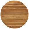 vidaXL Placă de masă &Oslash; 40 x 3,5 Rotund Lemn solid de tec natural