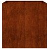 vidaXL Jardinieră Rusty 80x80x80 cm Oțel pentru intemperii