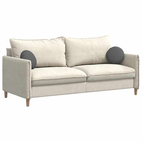 vidaXL Perne de Șezut 2 pcs Gri &icirc;nchis &Oslash;30 x 13 cm țesătură