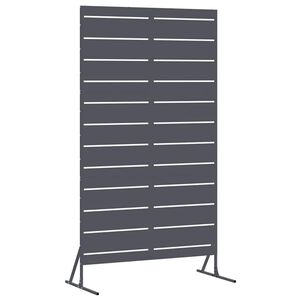 vidaXL Ecran de intimitate 100 x 50 x 180 cm Oțel Antracit