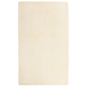 vidaXL Covor shaggy cu pom &icirc;nalt, NAVARRA, crem, 60x100 cm, poliester