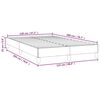 vidaXL Cadru de pat, alb, 120x200 cm, piele ecologică
