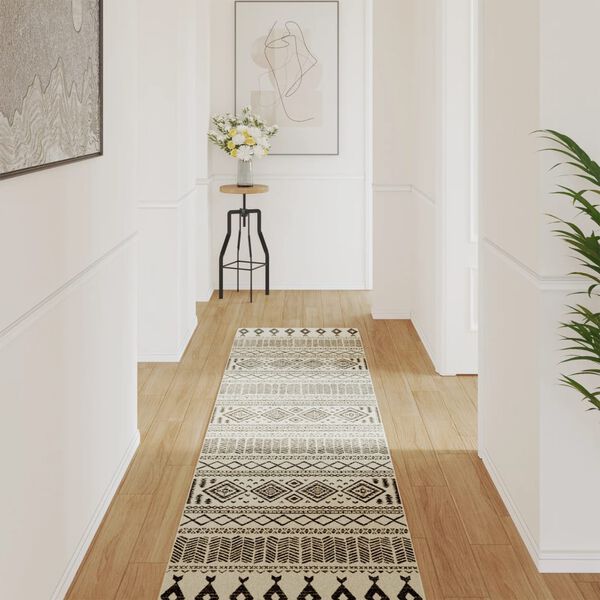 vidaXL Covor interior/exterior, multicolor, 80x300 cm, anti-alunecare