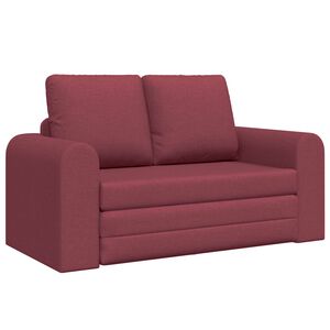 vidaXL Pat canapea Roșu Vin 148 x 71 x 83 cm țesătură