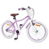 vidaXL Bicicletă pentru Copii 18 Inci pentru 5-7 ani Violet