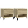 vidaXL Mese laterale 2 buc. stejar sonoma 50x46x50 cm lemn compozit