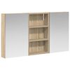 vidaXL Set dulap baie 3 buc. 90 x 10,5 x 50 cm Lemn prelucrat