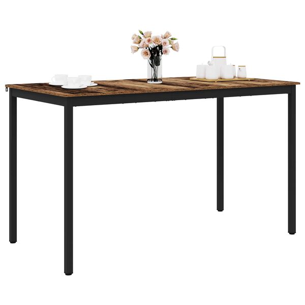 vidaXL Masă Bar &icirc;n Picioare Lemn compozit