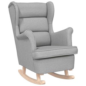 vidaXL Scaun balansoar, gri nor, 74x90x102 cm, material textil