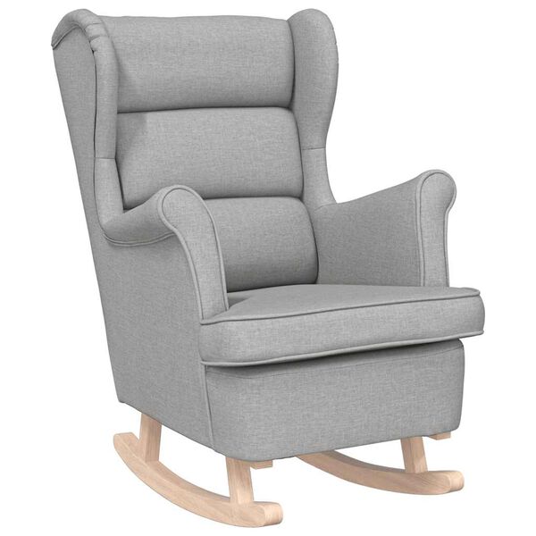 vidaXL Scaun balansoar, gri nor, 74x90x102 cm, material textil