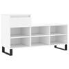 vidaXL Pantofar, alb, 102x36x60 cm, lemn compozit
