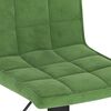 vidaXL Scaun de bar, verde închis, catifea