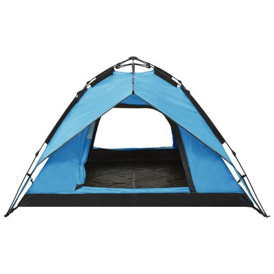 vidaXL Cort de camping pop-up, 2-3 persoane, albastru, 240x210x140 cm