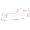 vidaXL Canapea extensibilă cu 2 locuri, gri &icirc;nchis, catifea