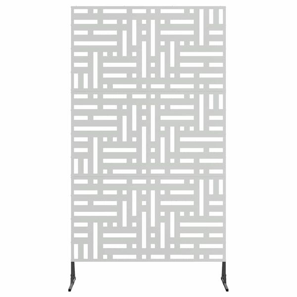 vidaXL Ecran de intimitate Gri 100 x 50 x 180 cm Oțel