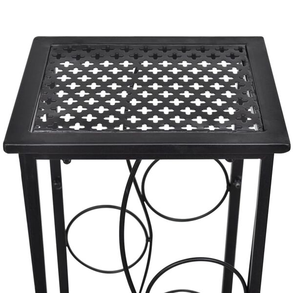 vidaXL Suport sticle de vin pentru 8 sticle, metal