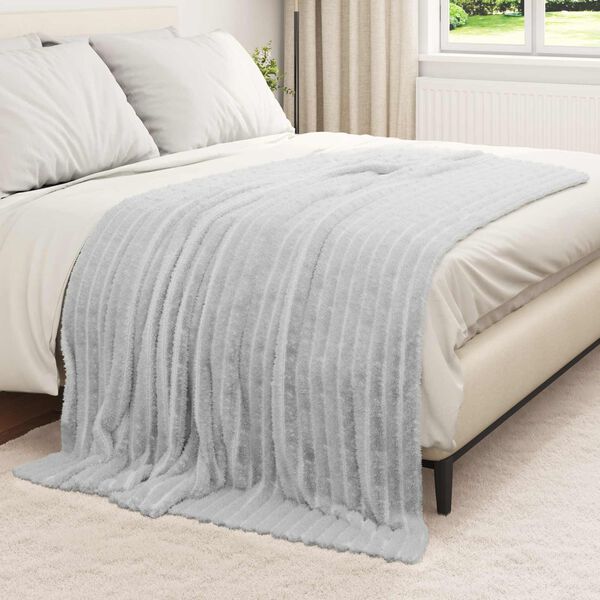 vidaXL Pătura de aruncat Gri 200 x 150 cm Molton