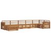 vidaXL Set de canapele de exterior 7 buc. natural