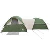 vidaXL Cort de camping pentru 5 persoane, verde, impermeabil