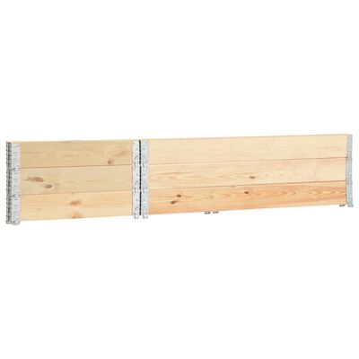 vidaXL Rame pentru paleți, 3 buc. 50 x 150 cm, lemn masiv de pin