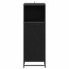 vidaXL Set de mobilier pentru baie Stejar Negru 35 x 37,5 x 100 cm